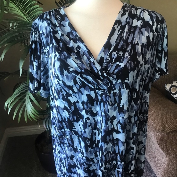 JMS 2X 18/20 short sleeve pullover stretch top - Picture 2 of 6